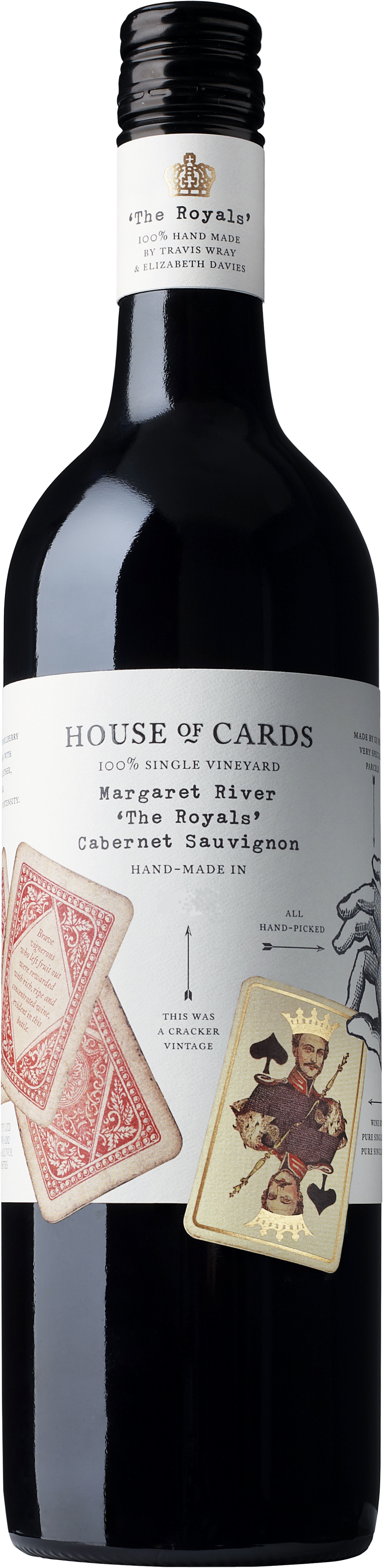 House of Cards The Royals Single Vineyard Margaret River Cabernet Sauvignon 2019 